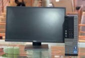 Dell optiplex desktop core i5 8gb+500gb full set monitor inch 22