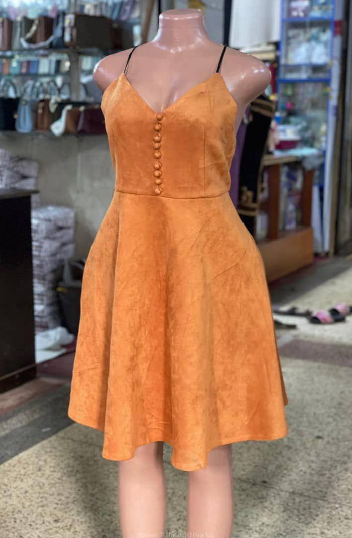 Pink and black dress for ladies