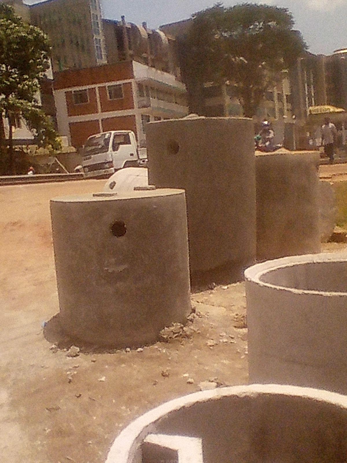Bio digester toilets