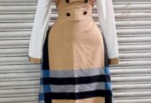 Pink and black dress for ladies