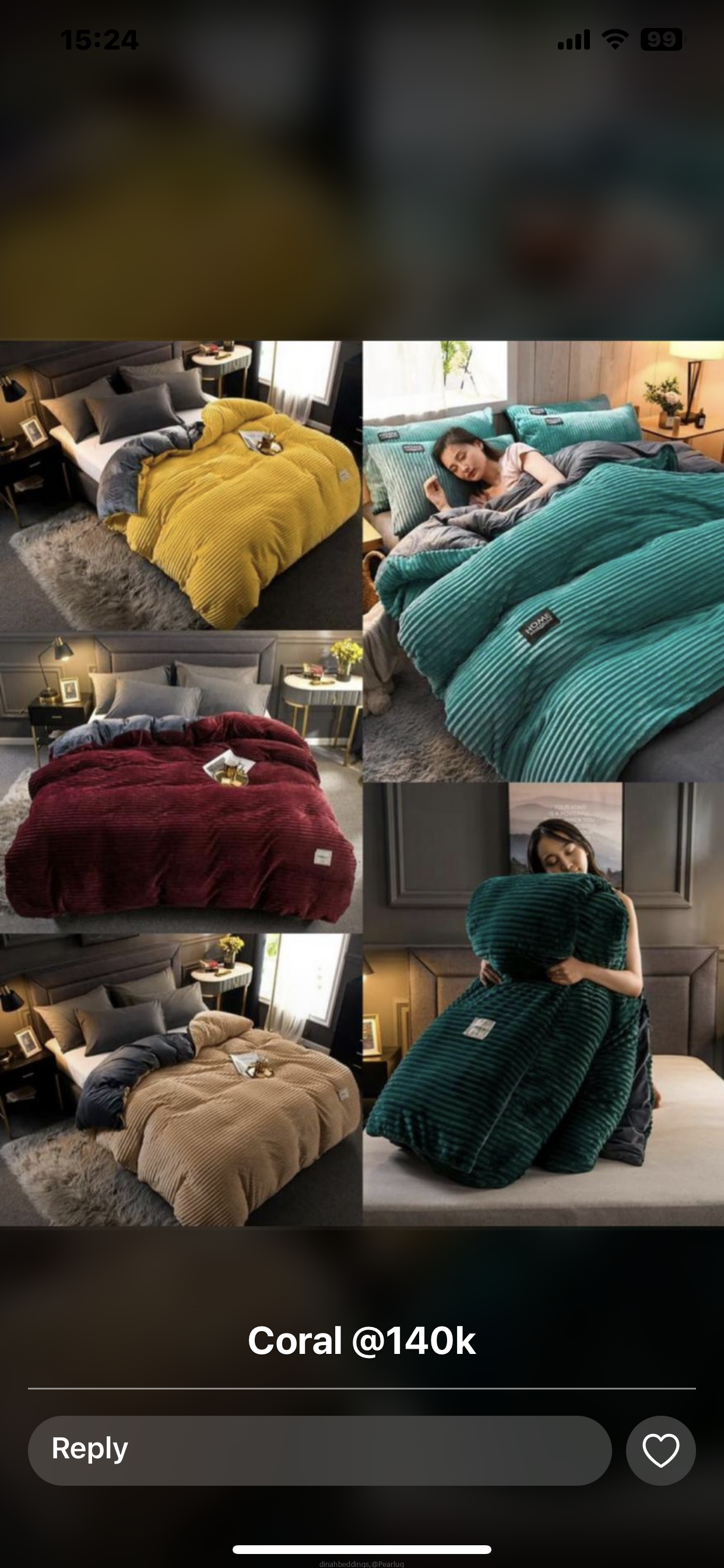 Volvet duvet