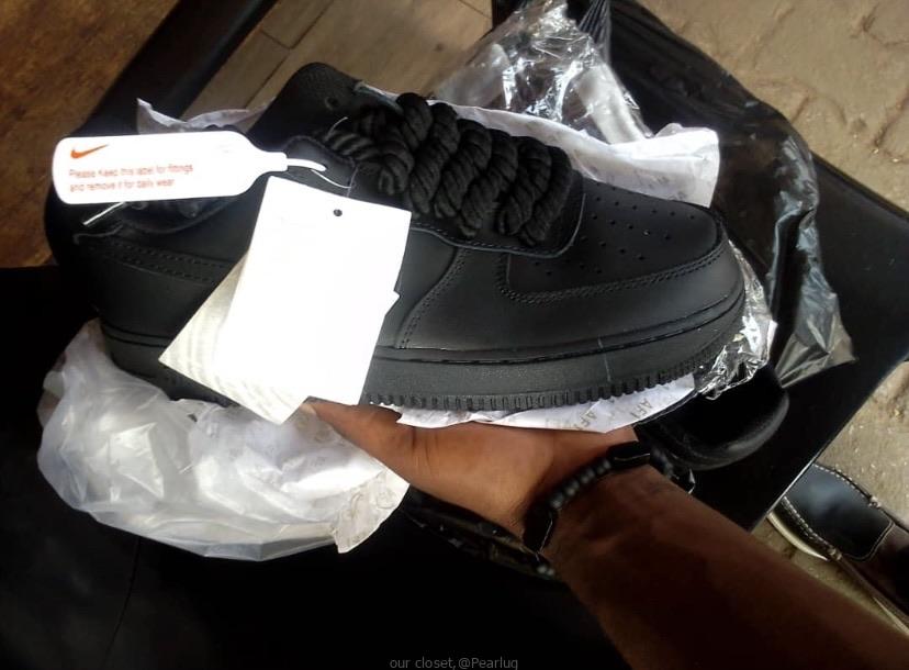 Air Force ones black