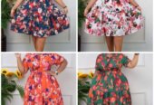 Mixed colored dress for women