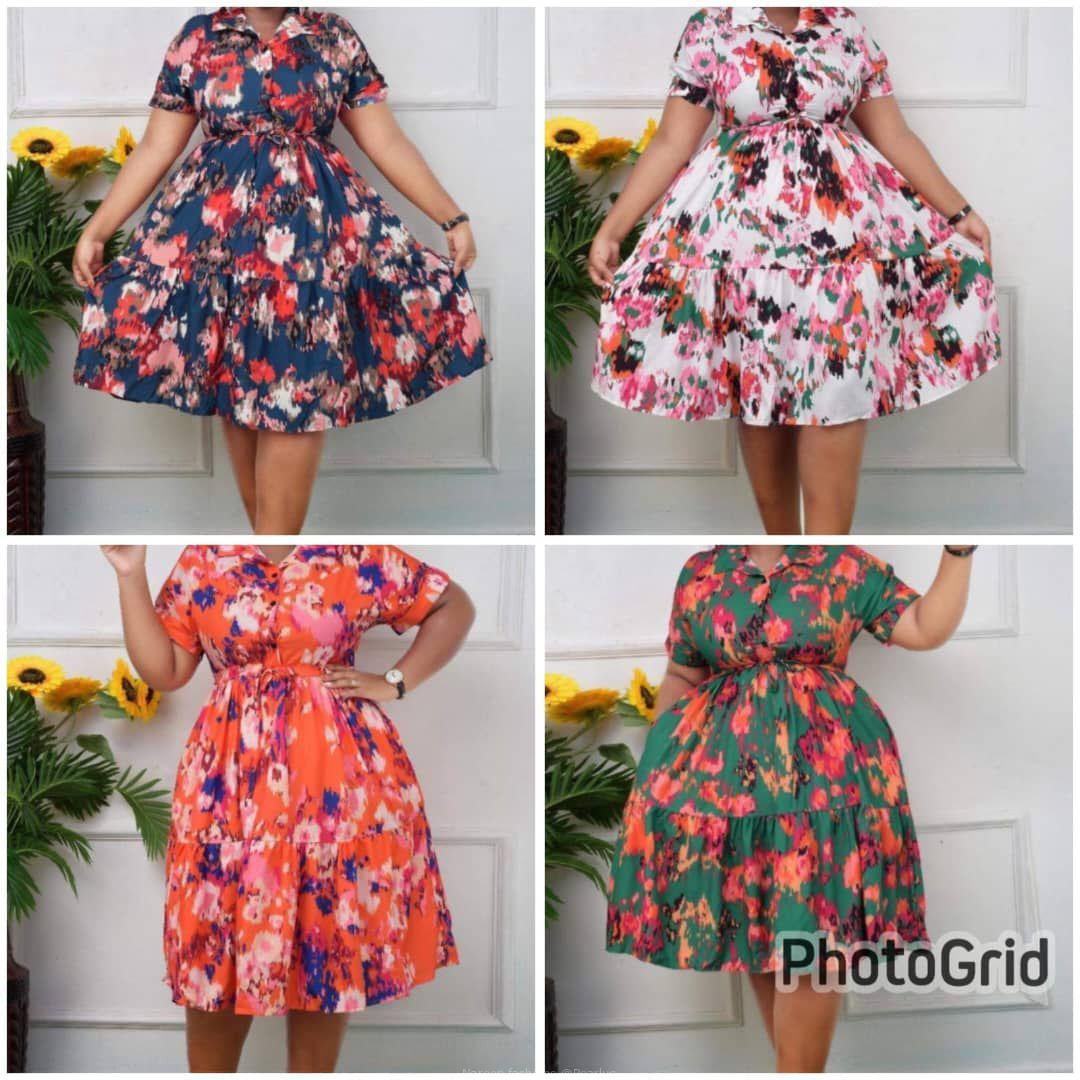 Mixed colored dress for women