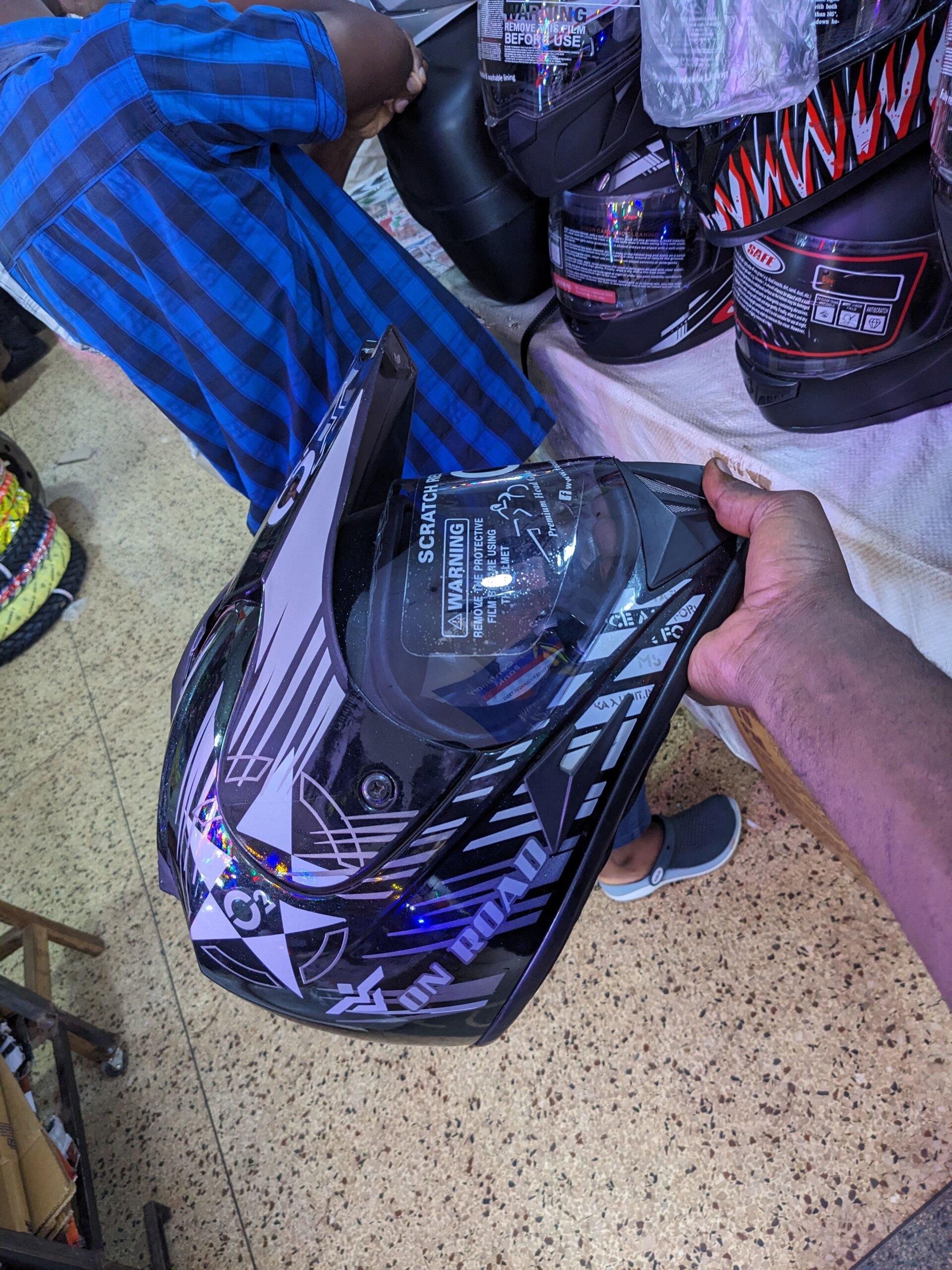 Helmet bike