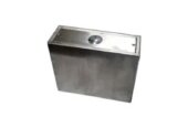 Metallic squatting toilet and it’s cistern