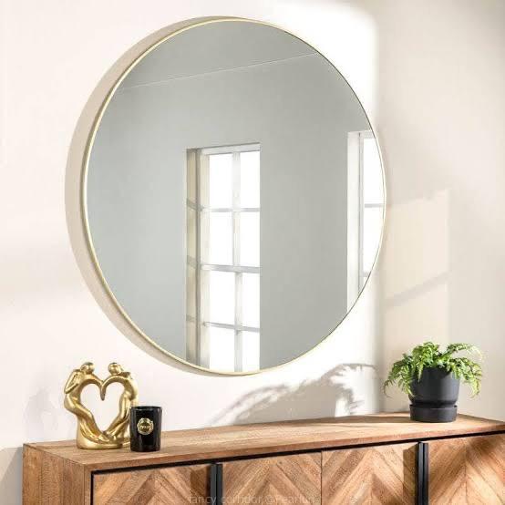 Wall circular mirrors
