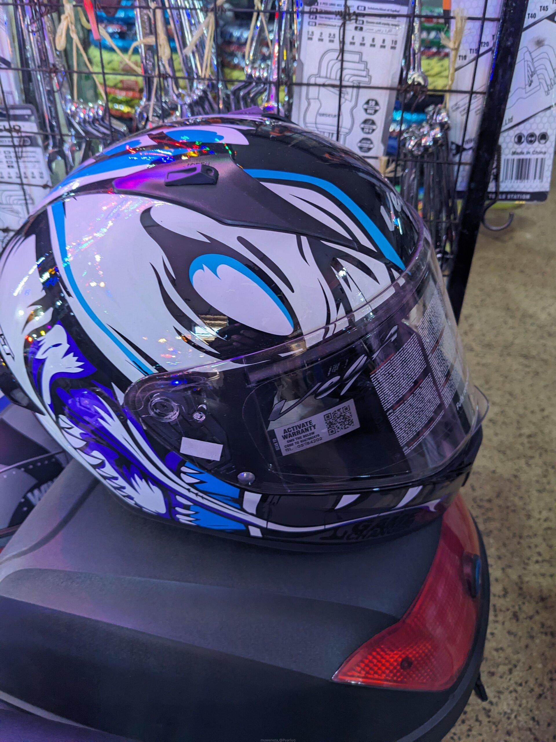 Helmet bike visor