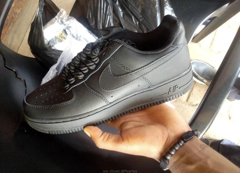 Air Force ones black