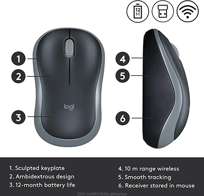 Logitech M185 Wireless Mouse