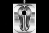 Metallic squatting toilet and it’s cistern
