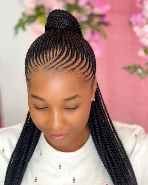 Pencil hair style