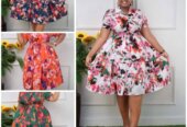 Mixed colored dress for women