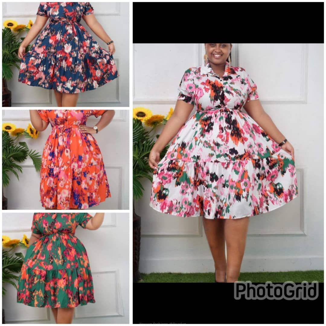 Mixed colored dress for women