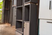 Bookshelf and decor display