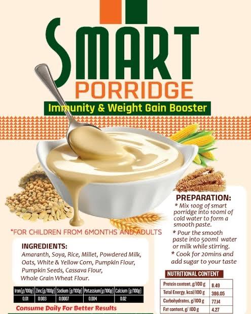 Porridge for weight gain