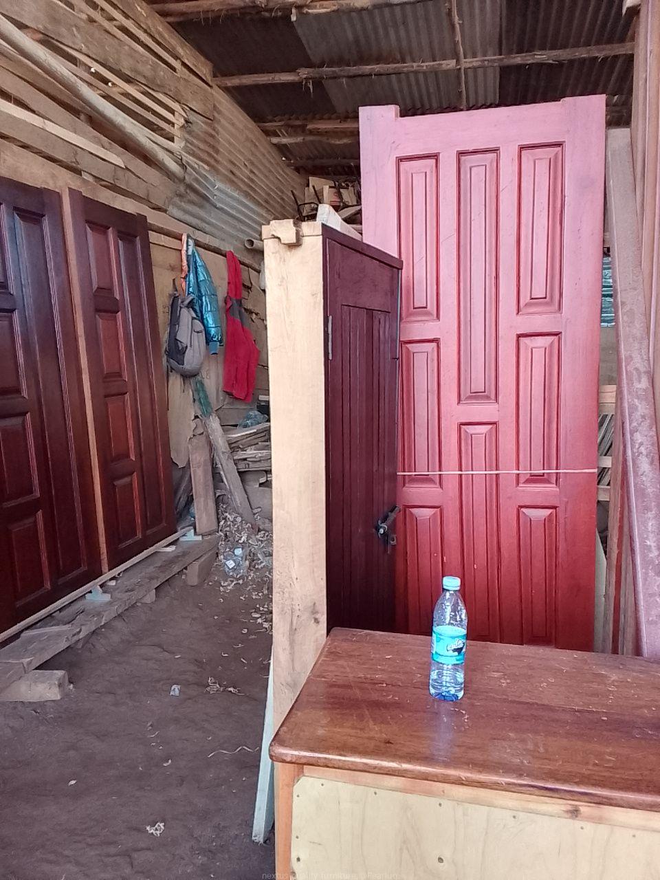 Designed door and door flames