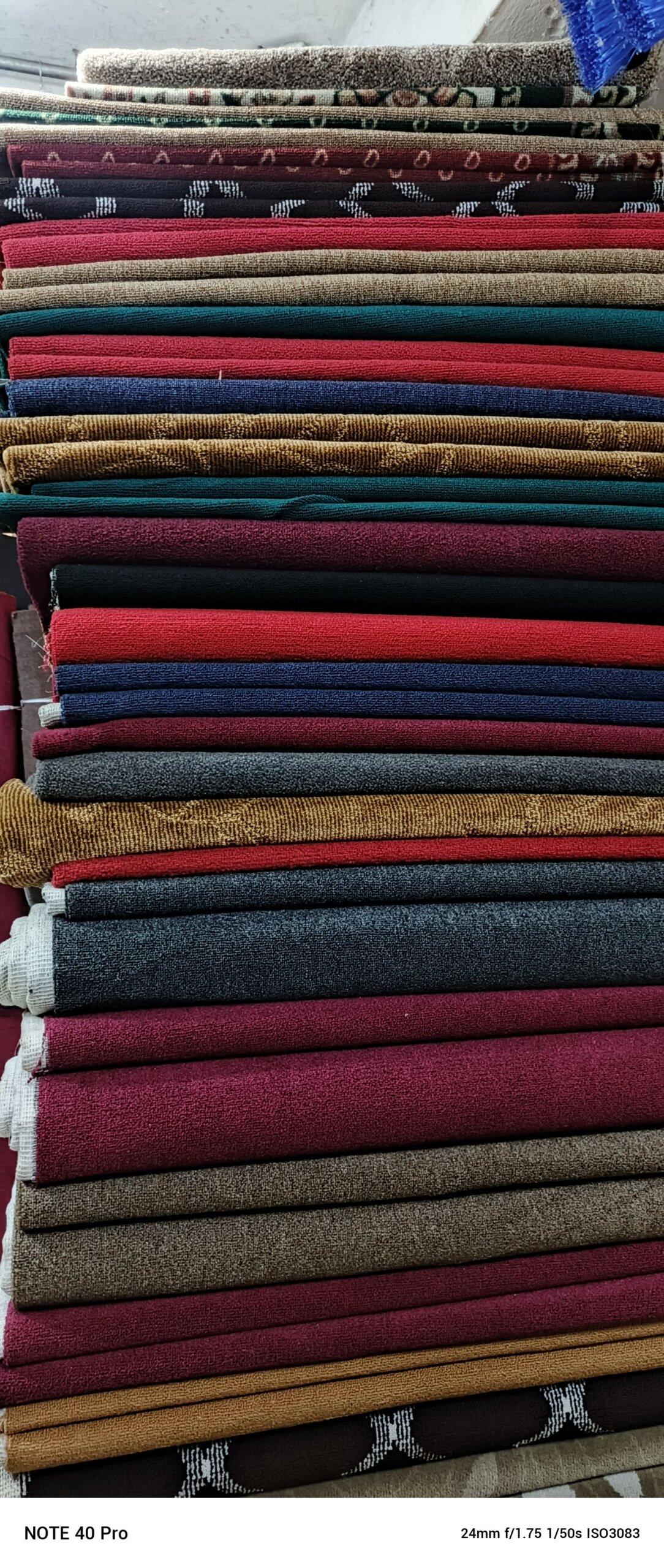 Woolen carpets available