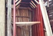 Designed door and door flames