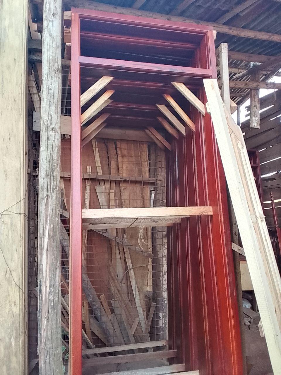 Designed door and door flames