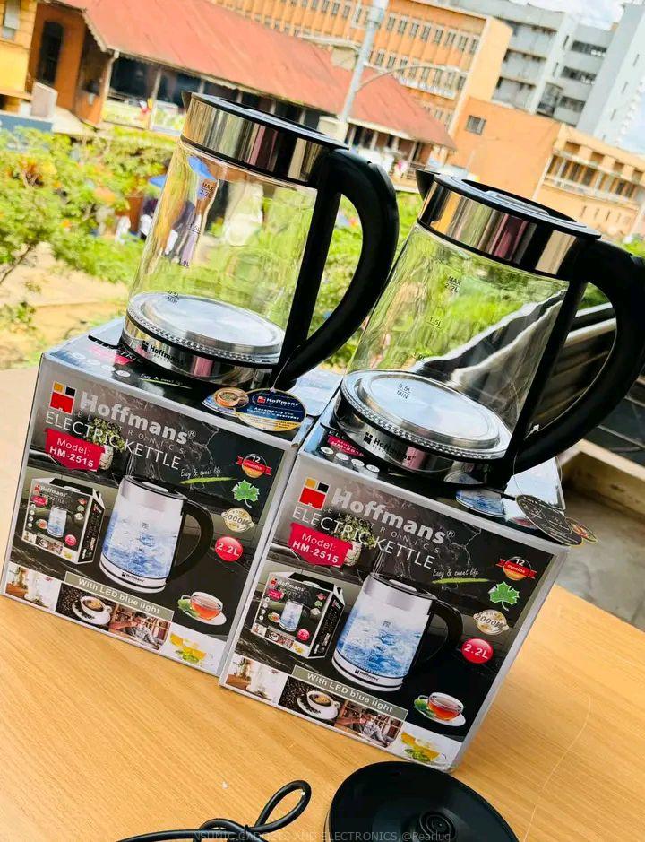 Hoffman 2.2L Electric Glass water Kettle