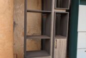 Bookshelf and decor display