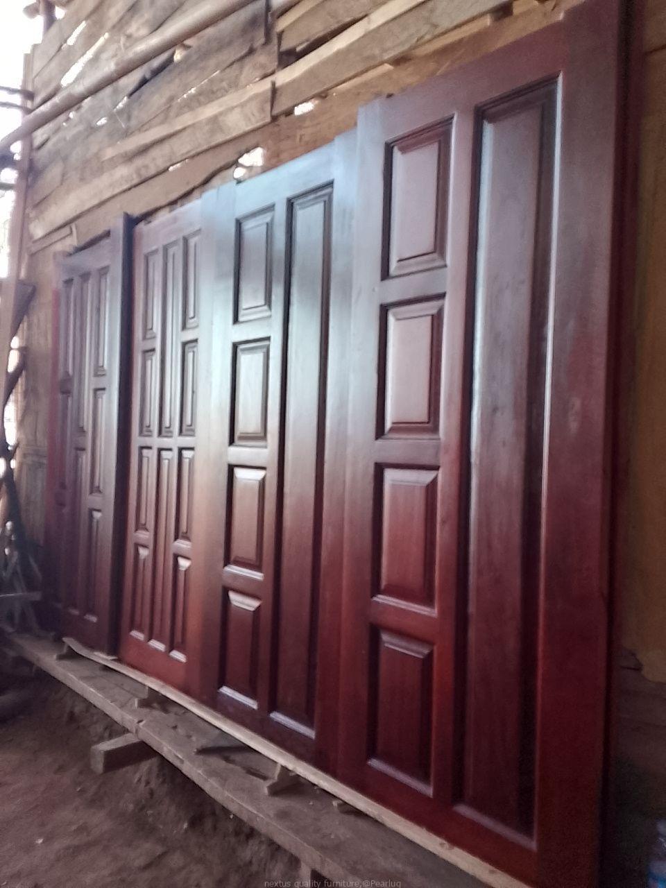 Designed door and door flames