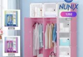3colum plastic closet with shoe rack