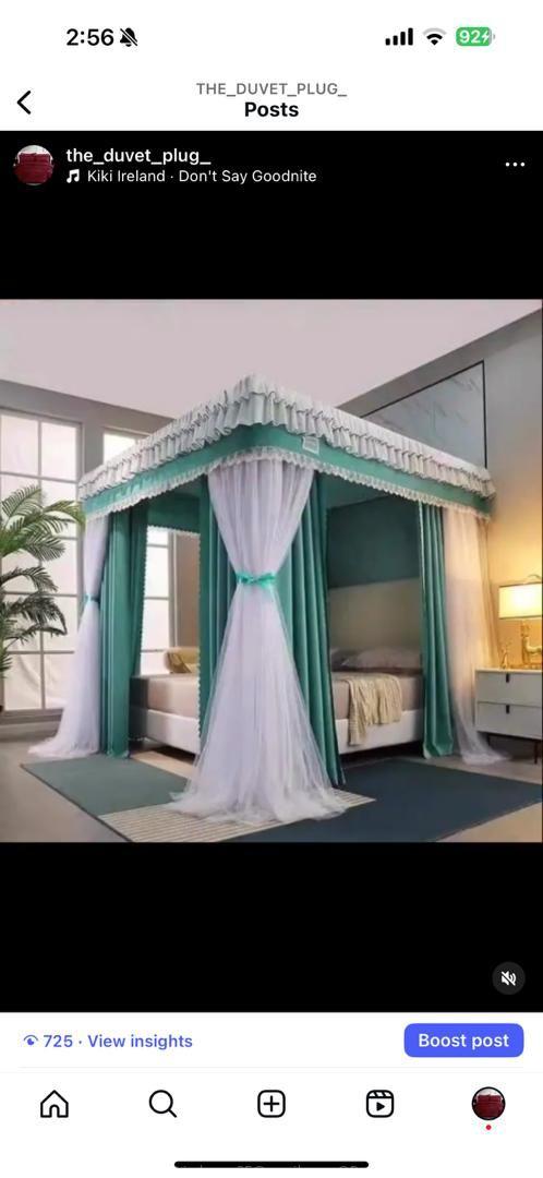 Curtain net 4stand daimand