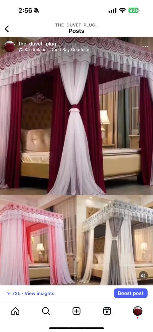 Curtain net 4stand daimand