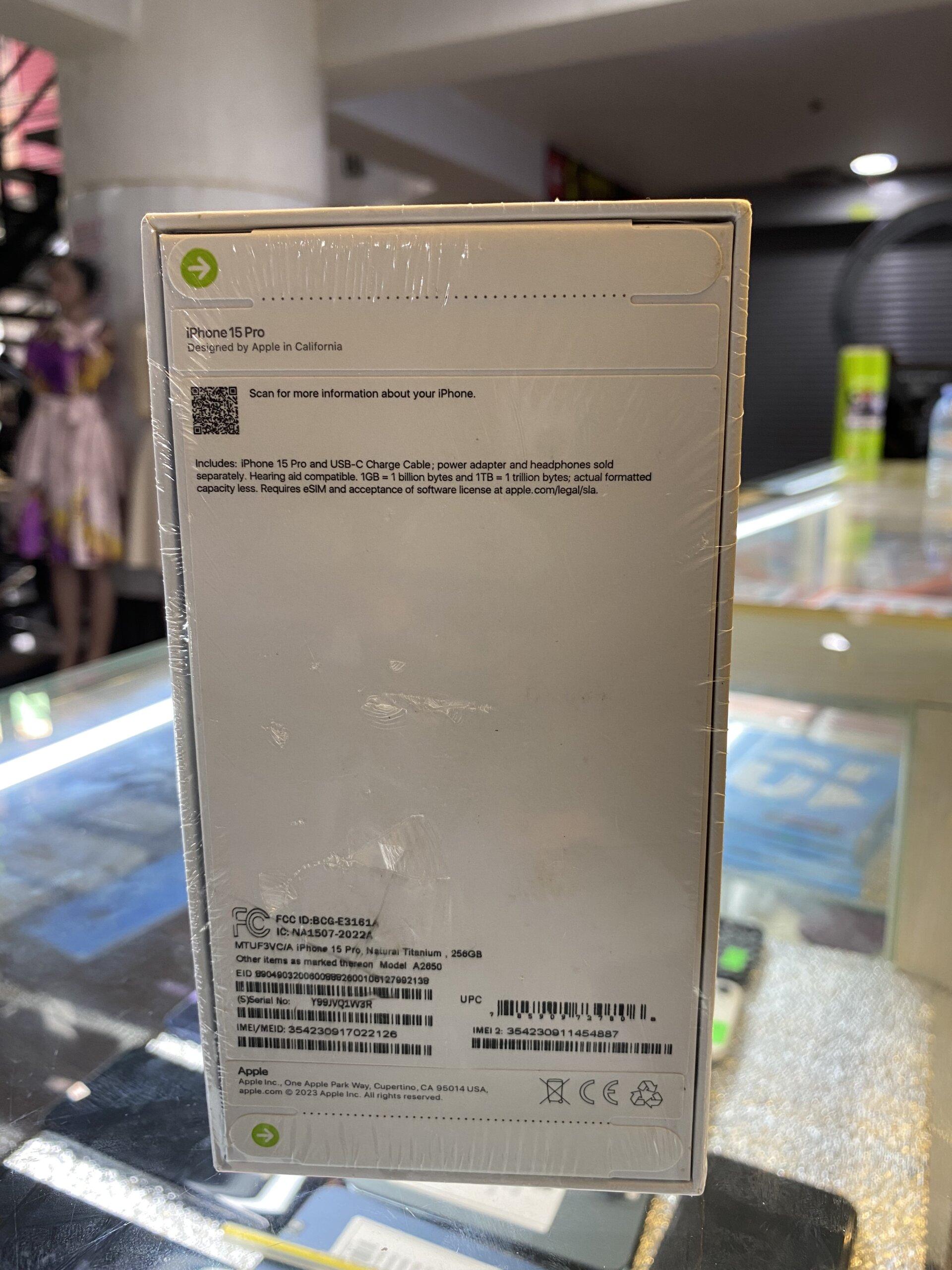 iPhone 15pro 256gb