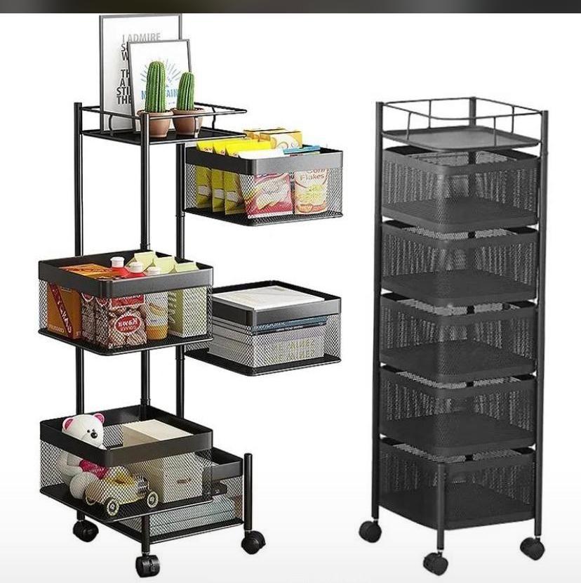 Kitchen storage rack organiser