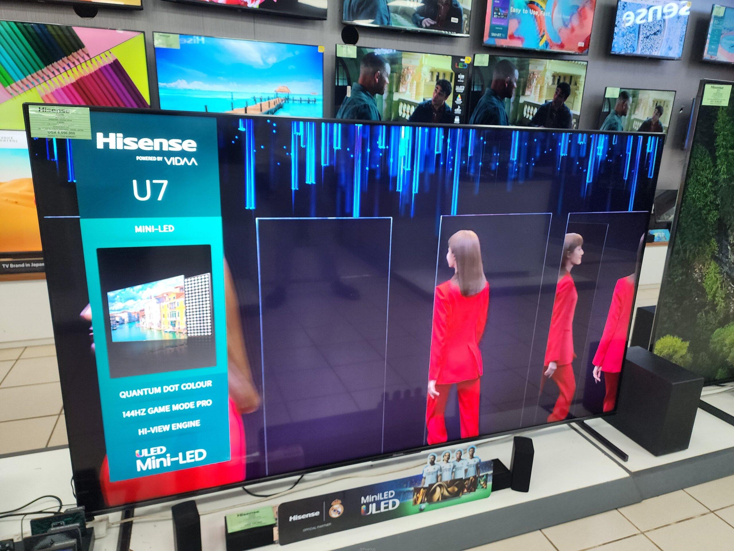 Hisense 85inches Vidaa U7 series MiniLED tv