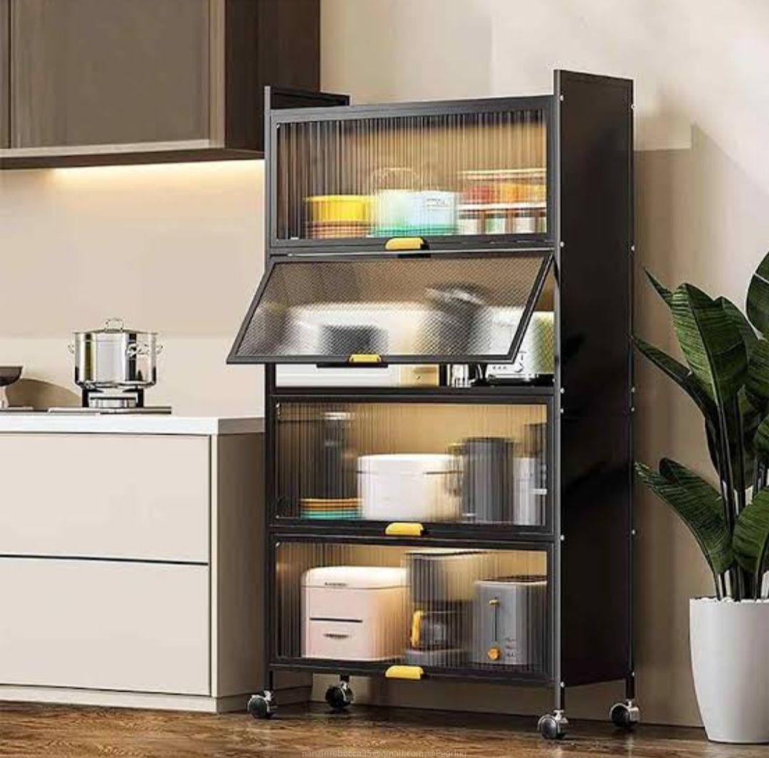 Kitchen storage rack organiser
