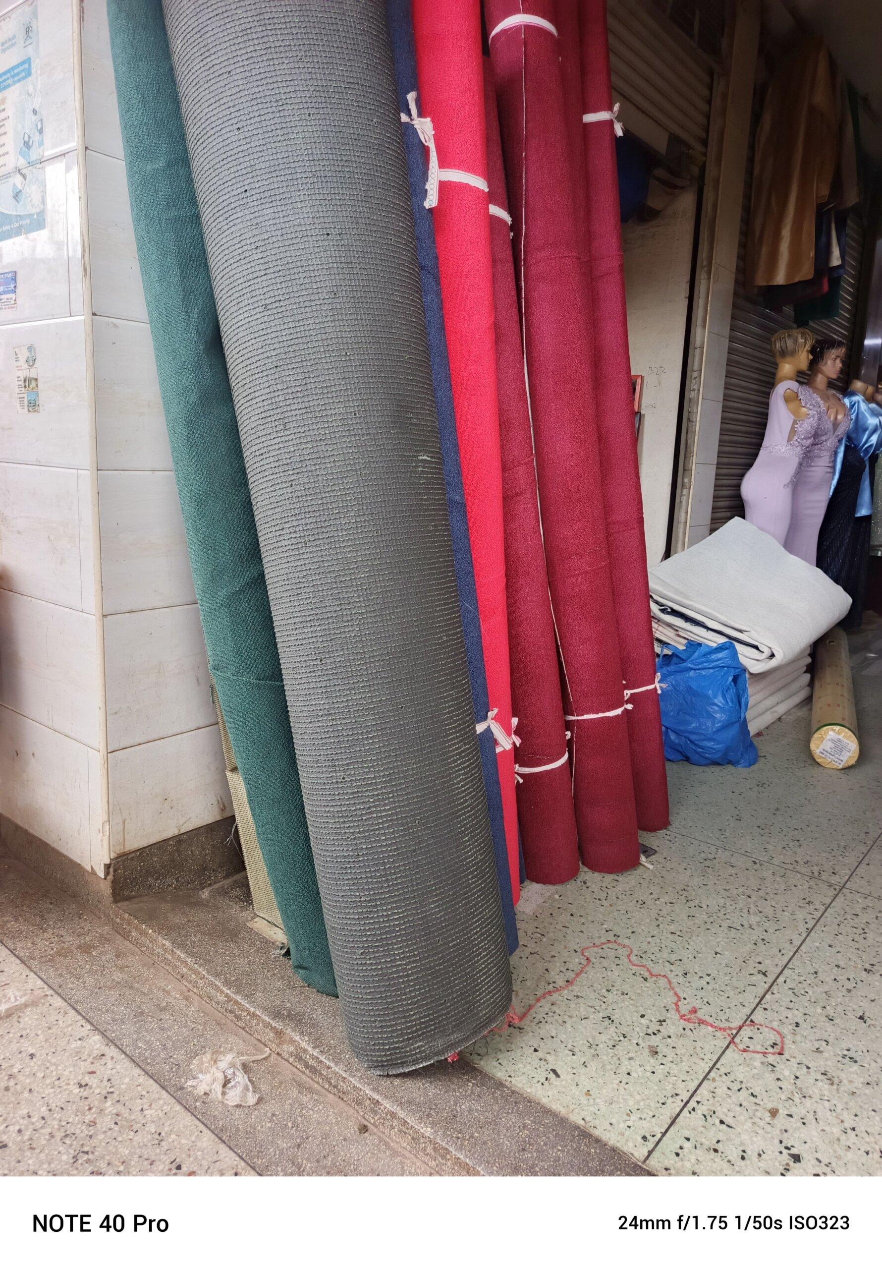 Woolen carpets available