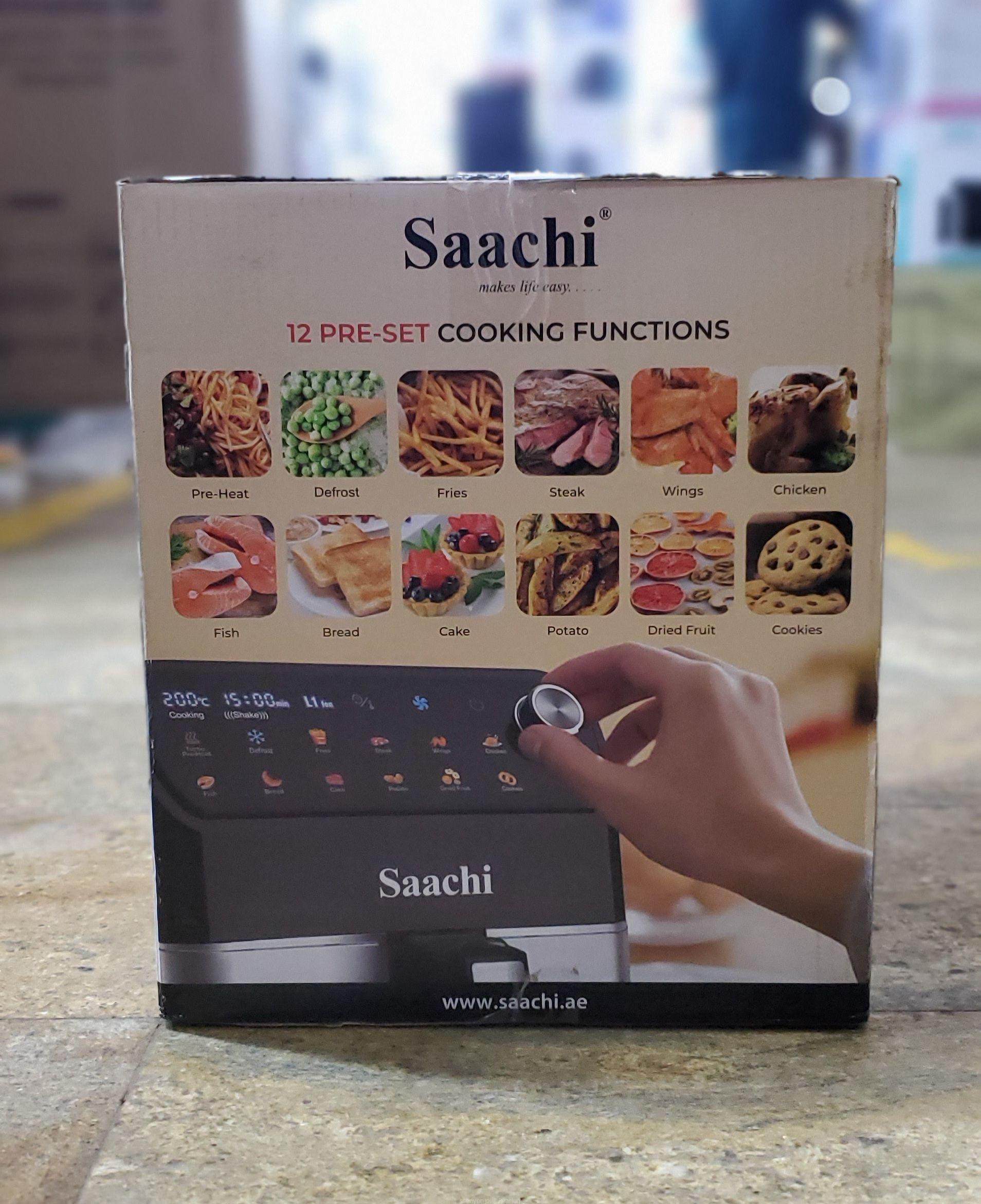 Saachi NL-AF-4787D 7.0L Digital Air Fryer – 12 Pre-set Cooking, 60min Timer