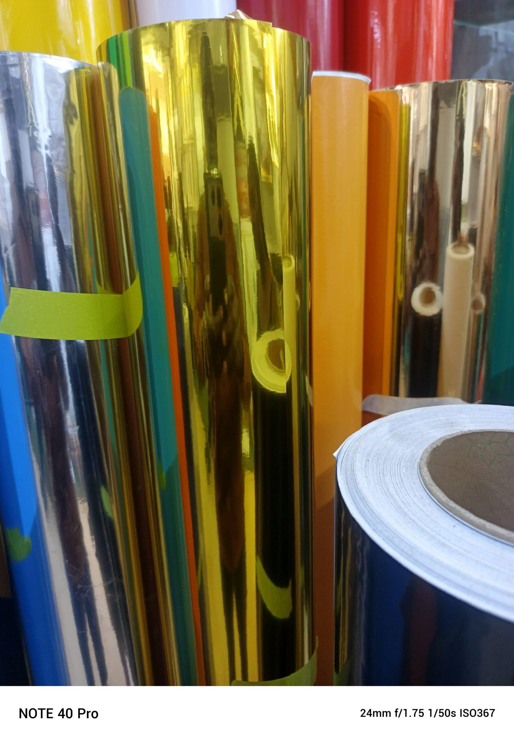 Gold color stickers