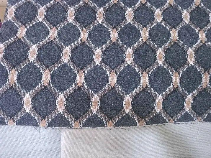 Woolen carpet checkered wall to wall high quality