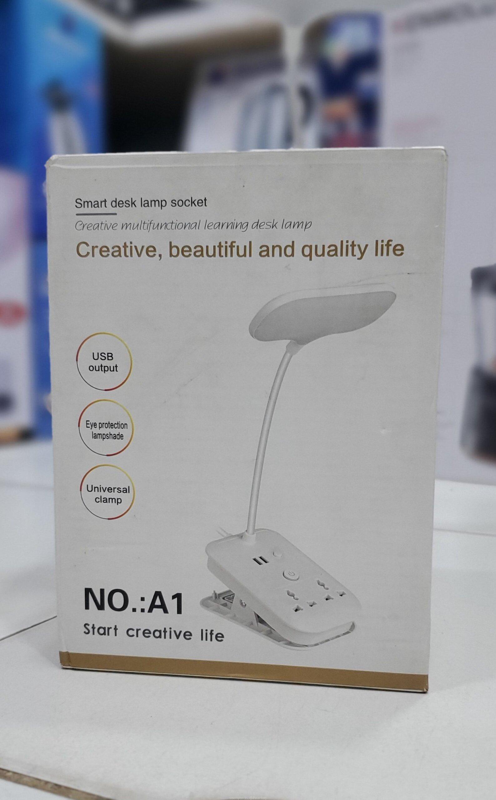 Smart Desk Lamp A1 – Multifunctional, Eye Protection, USB Output, Universal Clamp