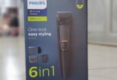 Philips 3000 Series All-in-One Trimmer – 6-in-1, 5 Length Settings, 60min Runtime