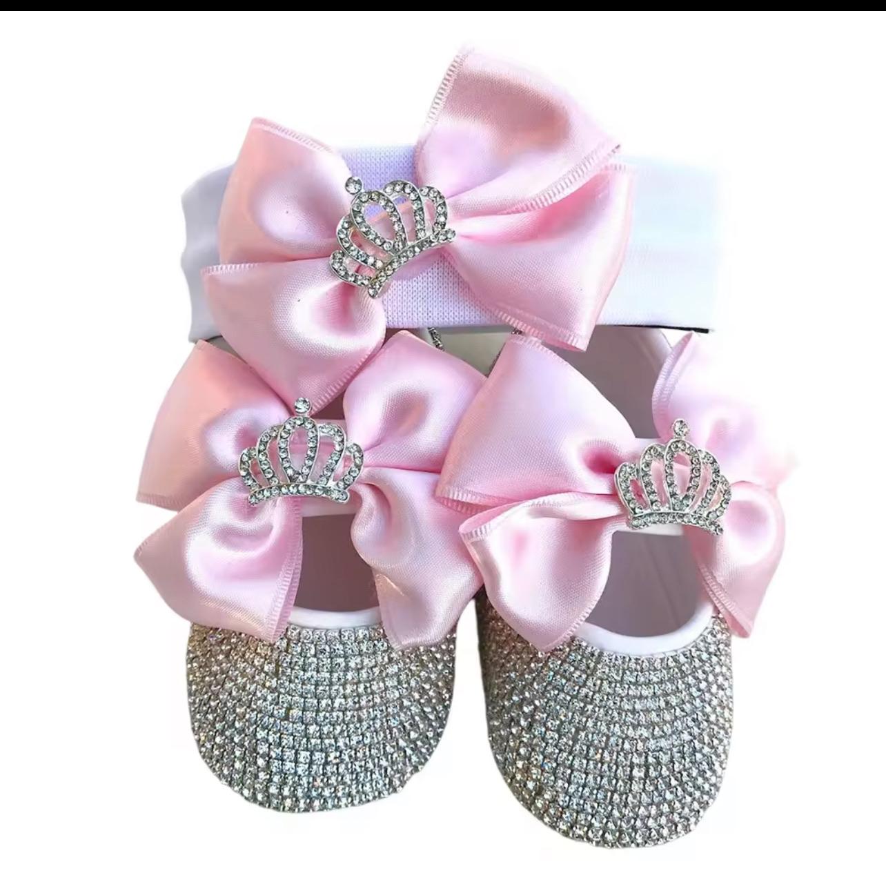 Shiny Shoes And Hair Band