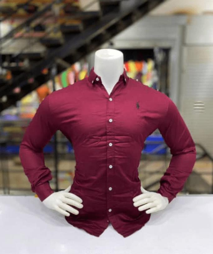 MEN’S PLAIN CASUAL SHIRTS