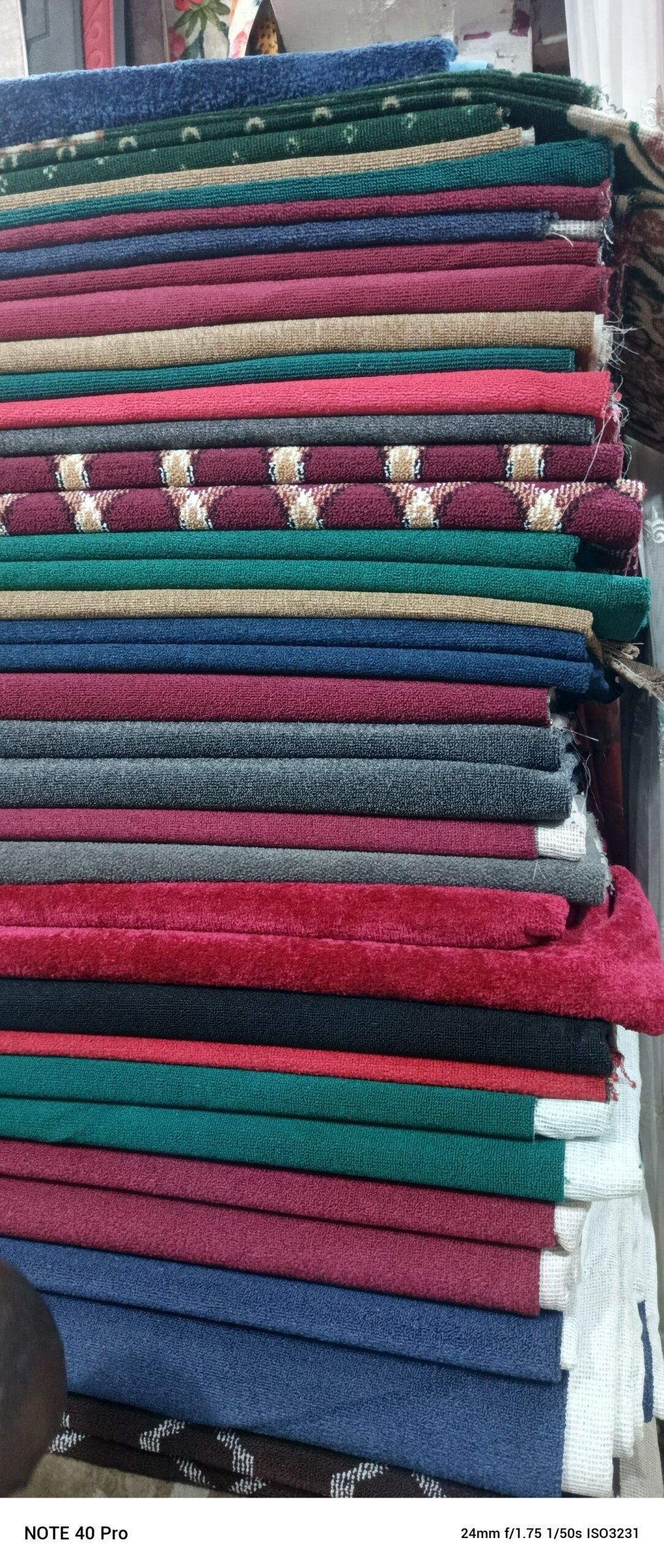 Wall to wall woolen carpets