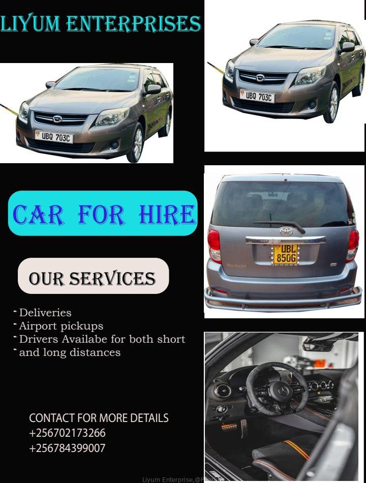 Cars for Hire(airport pickup, deliveries, special hire)