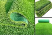 Artificial turf grass carpets.