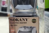 SOKANY Electric Heater SK-1653 – 2000W, Adjustable Thermostat, Cool Wind