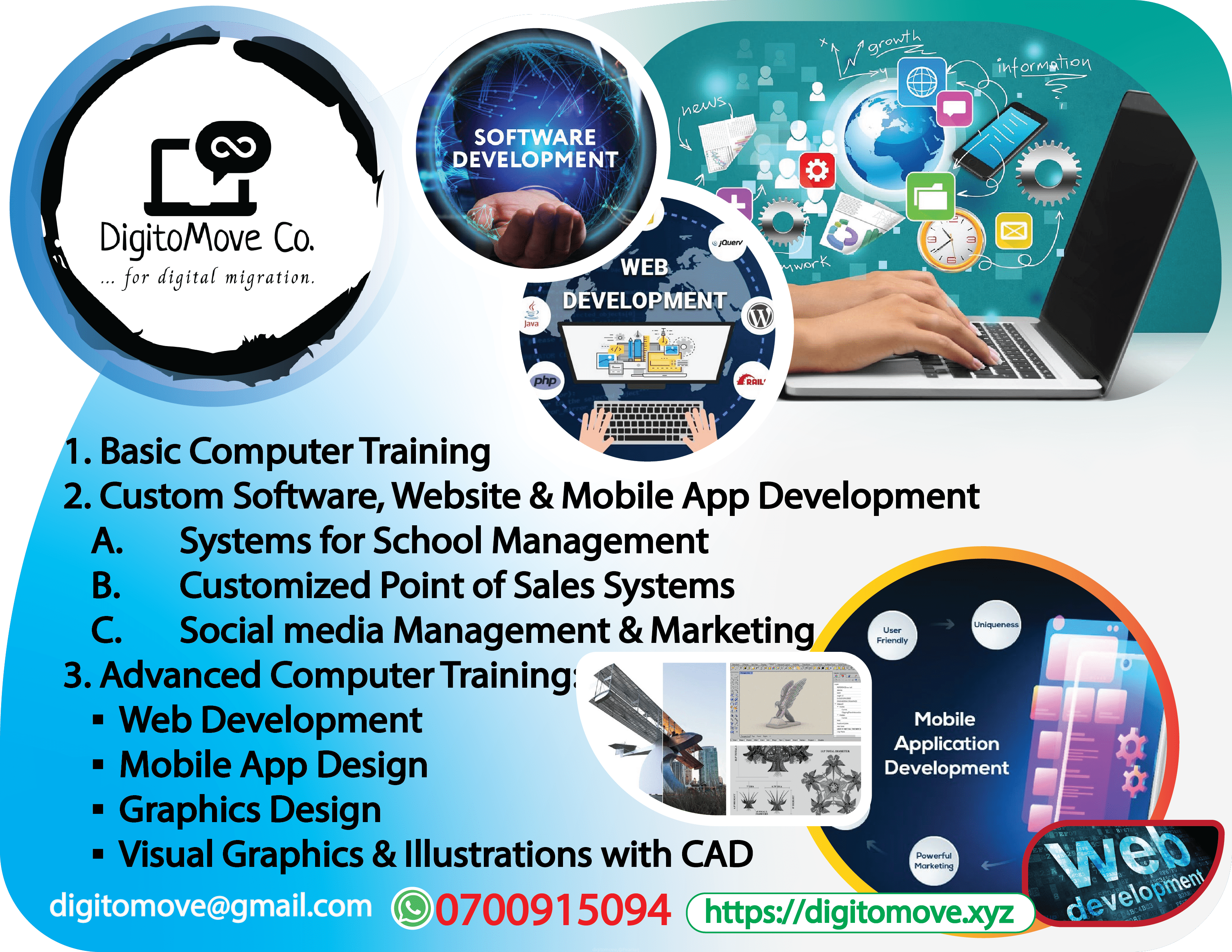 Web, Mobile, Desktop Software Development
