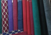 Wall to wall woolen carpets