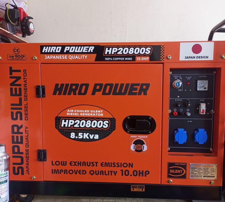 Silent diesel generator 8.5kva