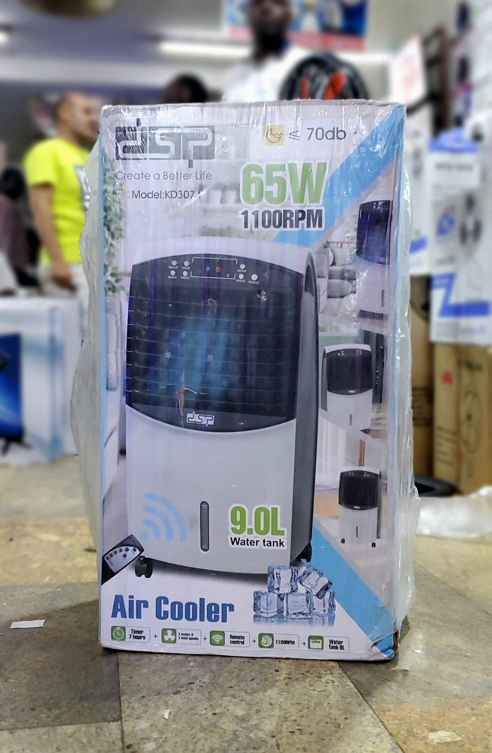 DSP KD3074 9.0L Air Cooler – 65W, 1100RPM, Remote Control, LED Display